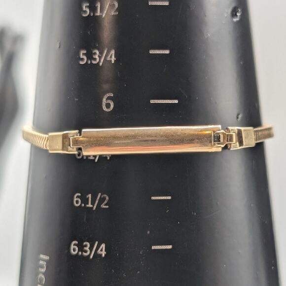 Forstner Jewelry - Vintage 40s Forstner 12K Gold Filled ID Square Chain Bracelet